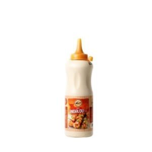 Bouteille de sauce Andalouse pour accompagner vos snacks et plats, idéale pour relever vos recettes avec saveur et authenticité.