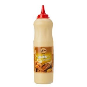 Bouteille de mayonnaise traditionnelle BILAD FOOD, condiment crémeux idéal pour assaisonnement et cuisine.