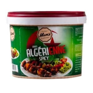 Sauce Algerienne épicée pour cuisine algérienne, idéale pour les plats traditionnels, 500g, saveur piquante, conserve de qualité pour repas savoureux.