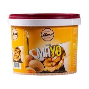 Sauce mayo en pot, idéale pour accompagner vos sandwiches, frites et salades - Produit de qualité chez Bilad Food.