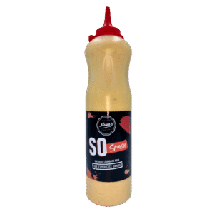 Sauce moutarde épicée en bouteille pour accompagnement de cuisine, idéale pour sauces et plats savoureux, proposée par Bilad Food.