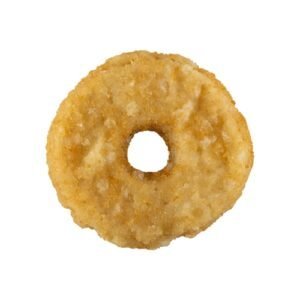 Friture de dauphine croustillante, en forme de donut, croustillante et dorée, idéale pour l'apéritif ou la collation.